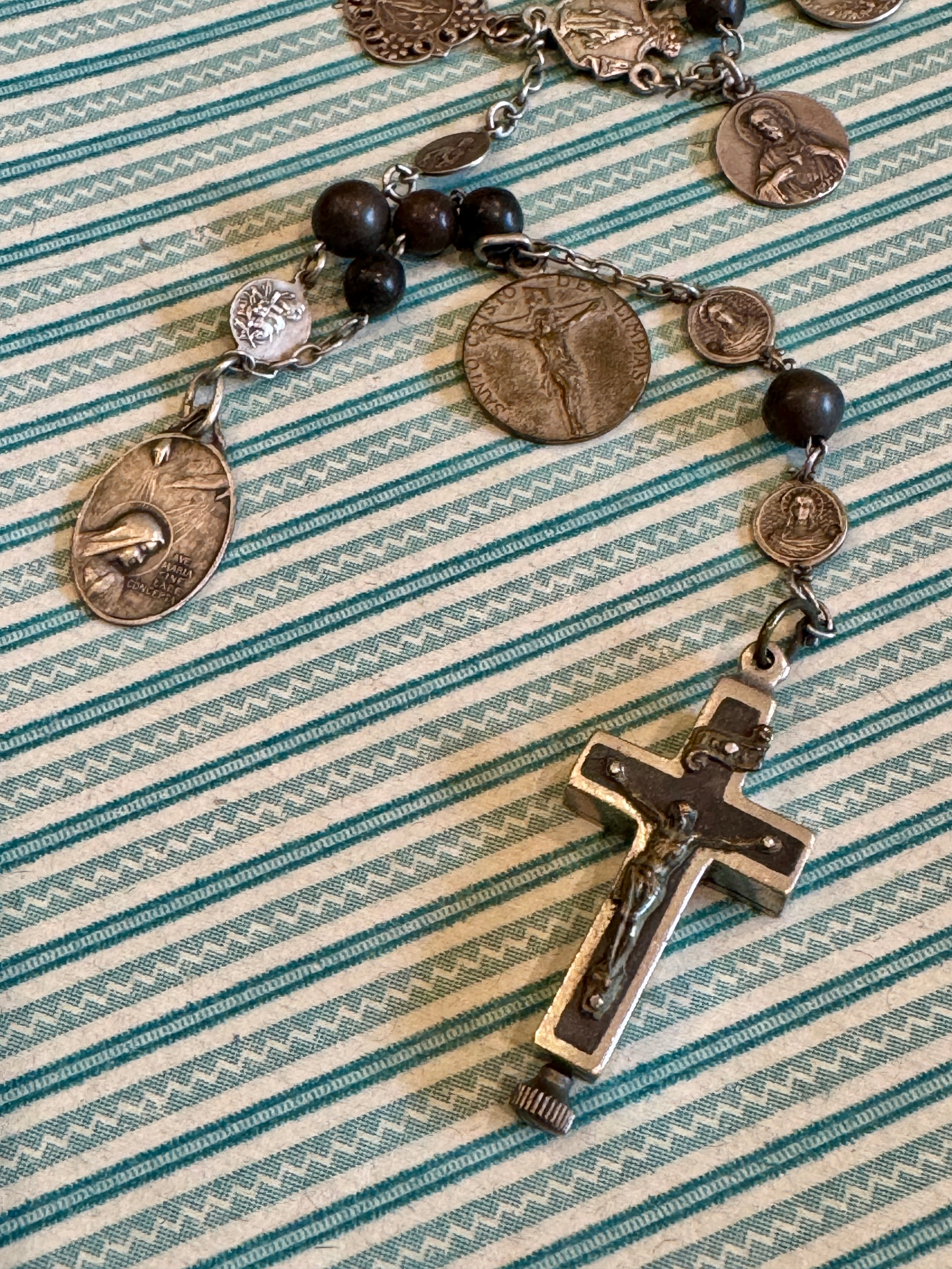 RARE Antique Italian and French RELIC Rosary - ROS97