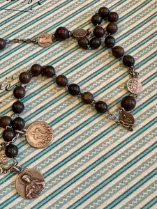 RARE Antique Italian and French RELIC Rosary - ROS97