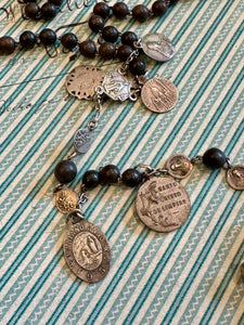 RARE Antique Italian and French RELIC Rosary - ROS97