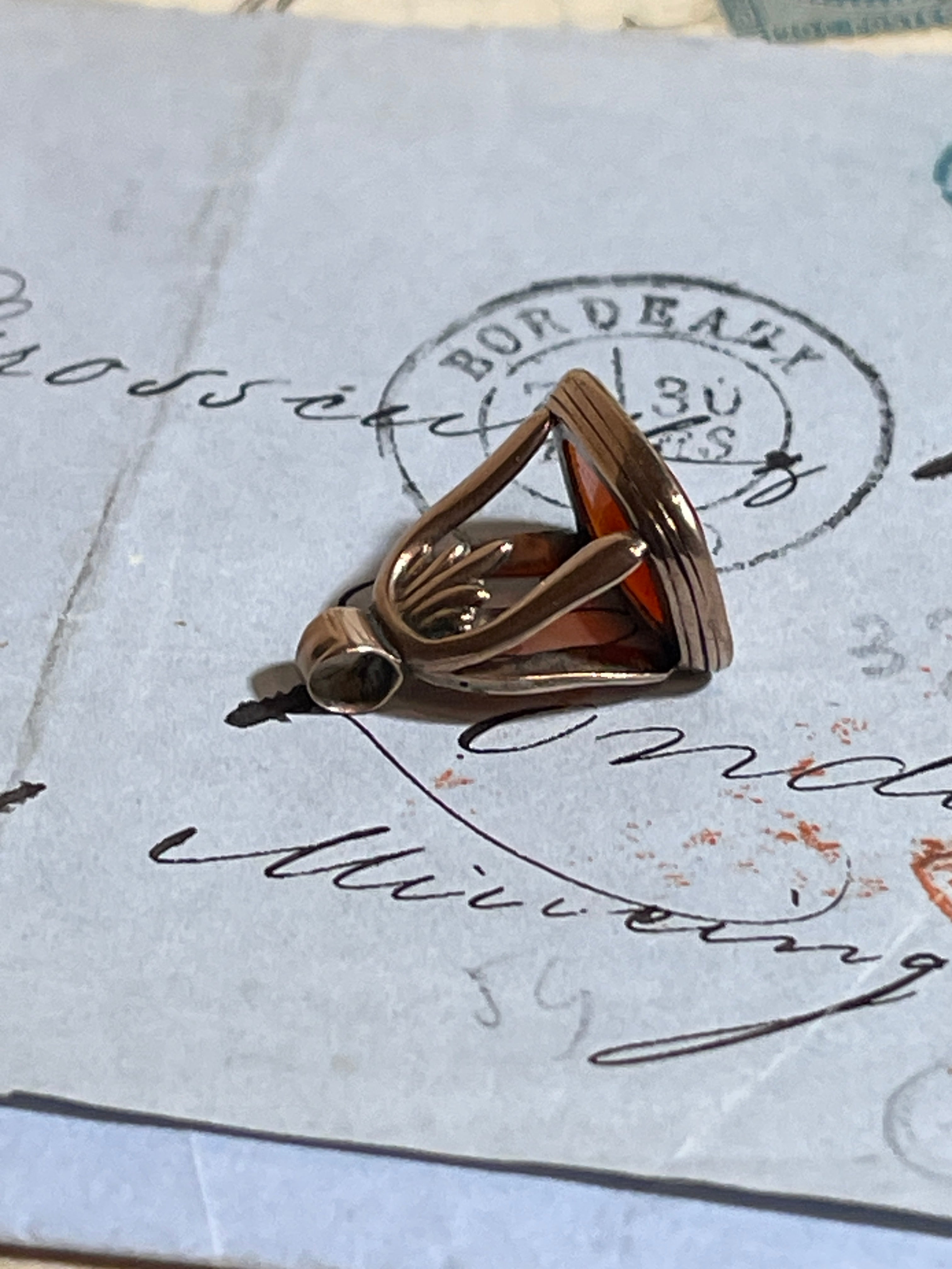 Georgian Family Crest Agate Seal (1714 - 1830)