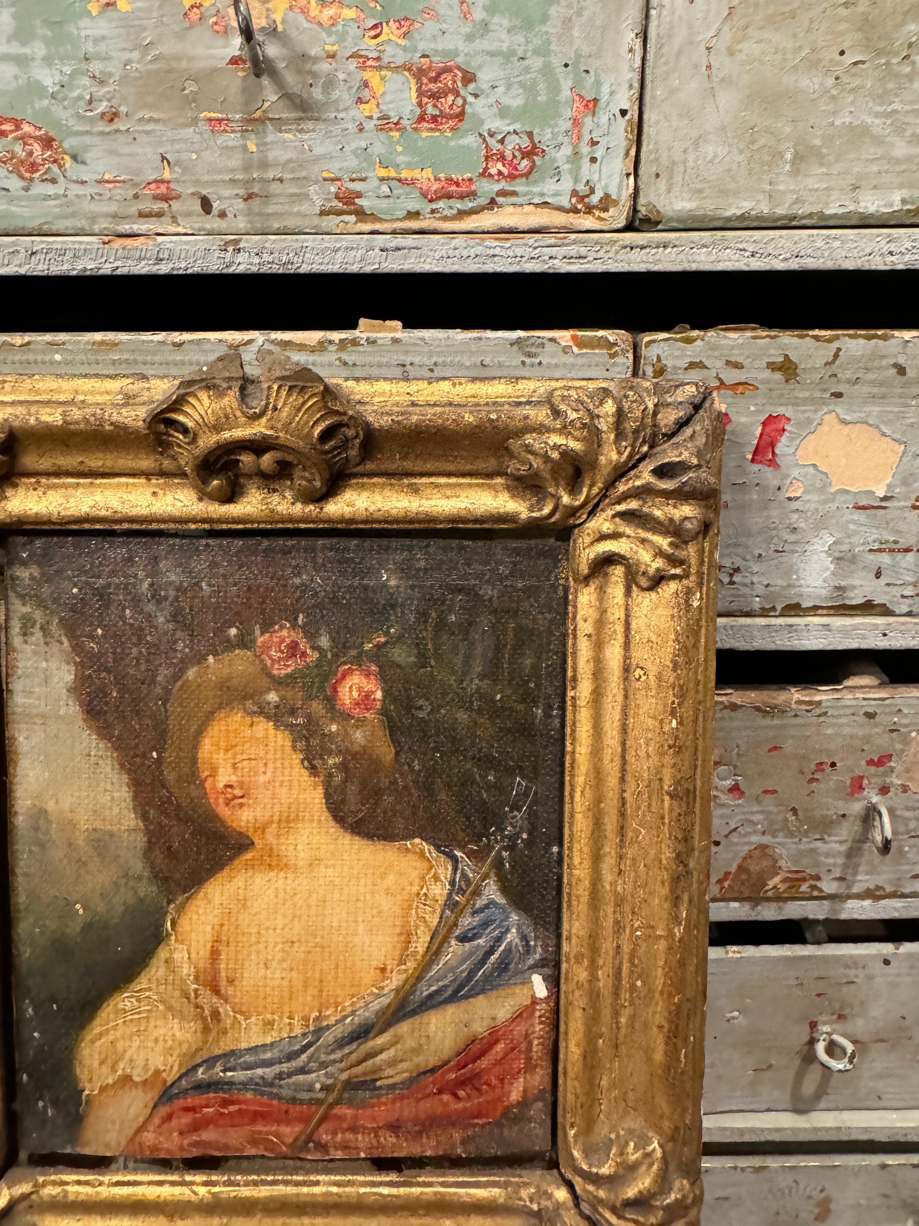 1800's Antique French Artwork