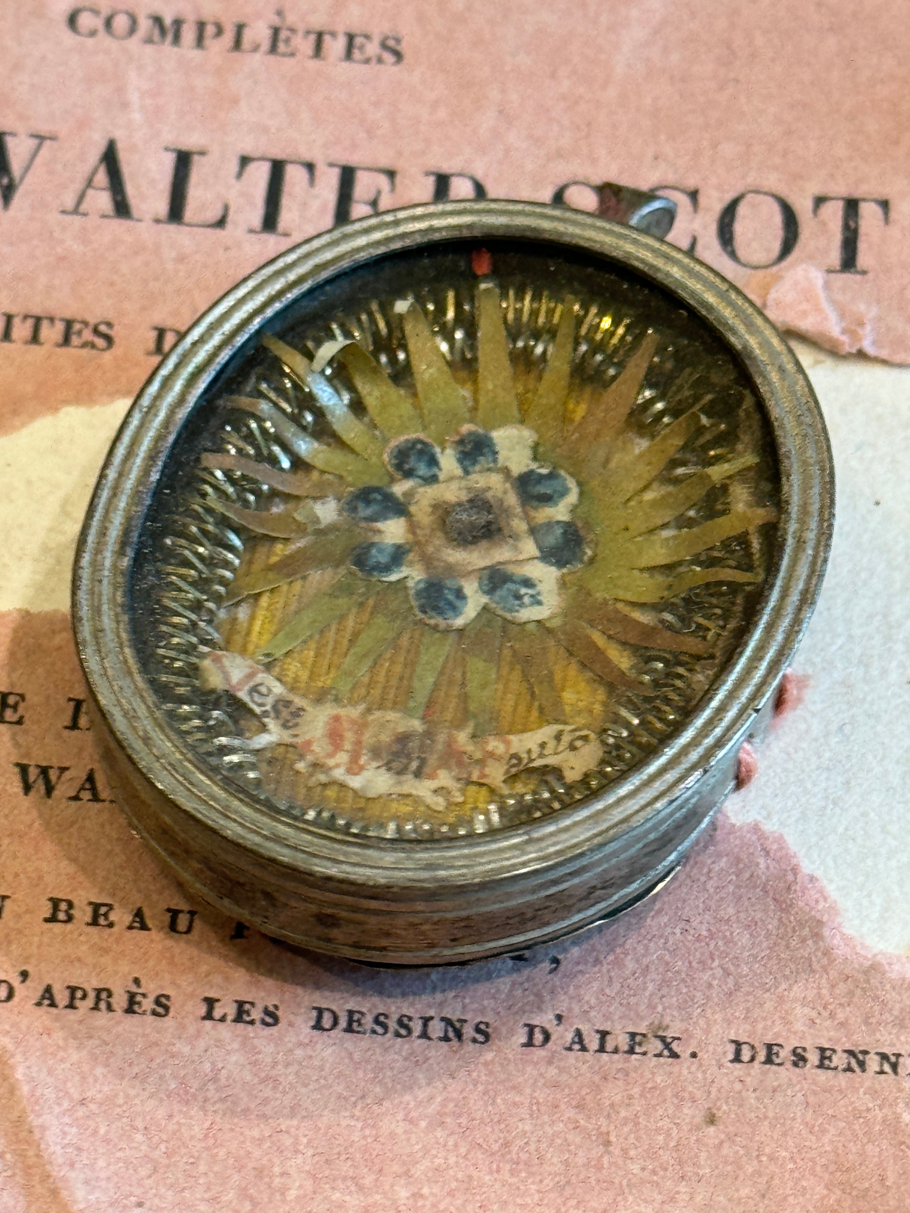 1800's Italian Casket Seal Relic