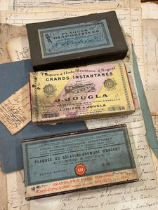 Original Antique French Paper Boxes