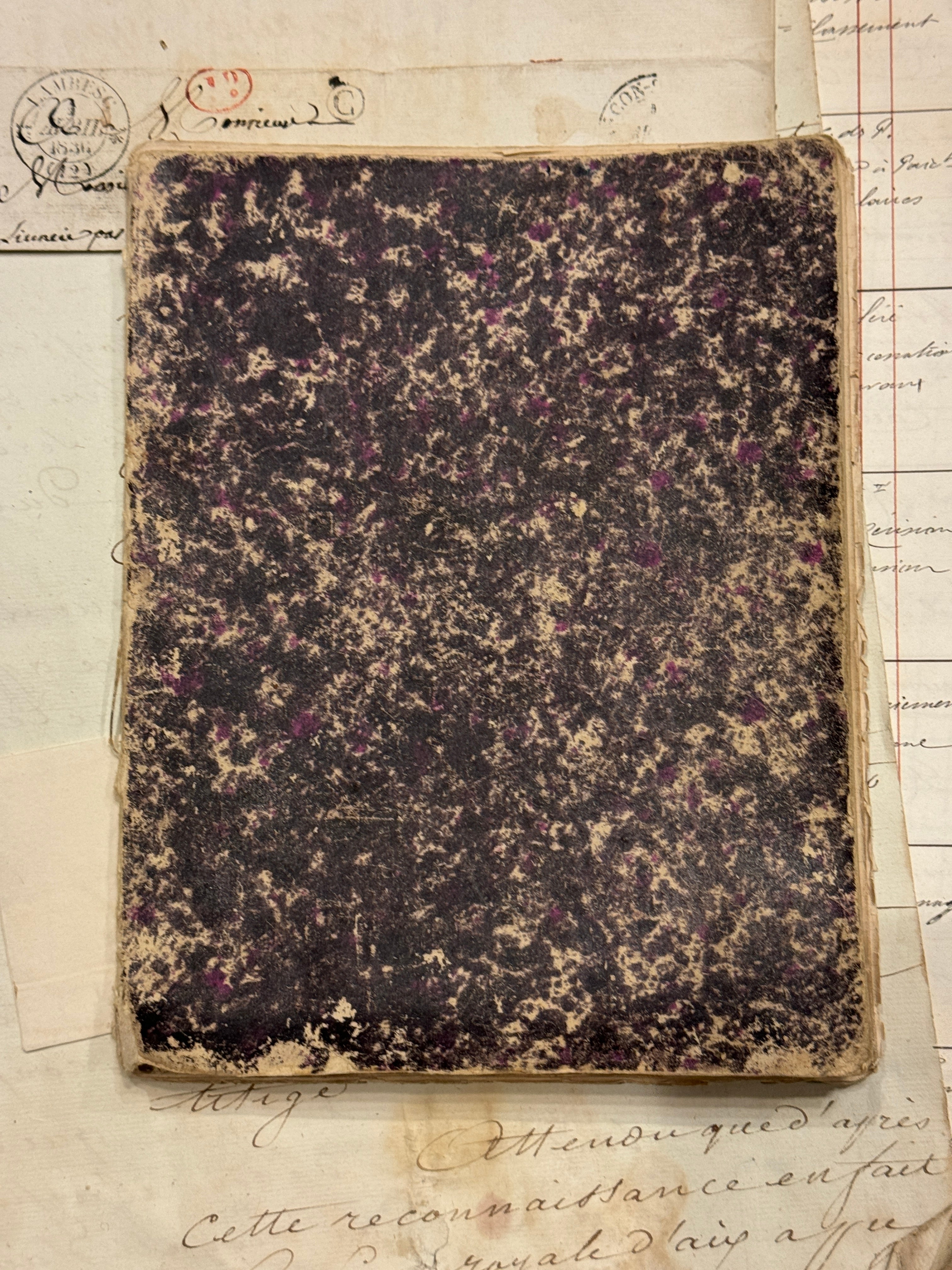 Antique 1800's French Notebook