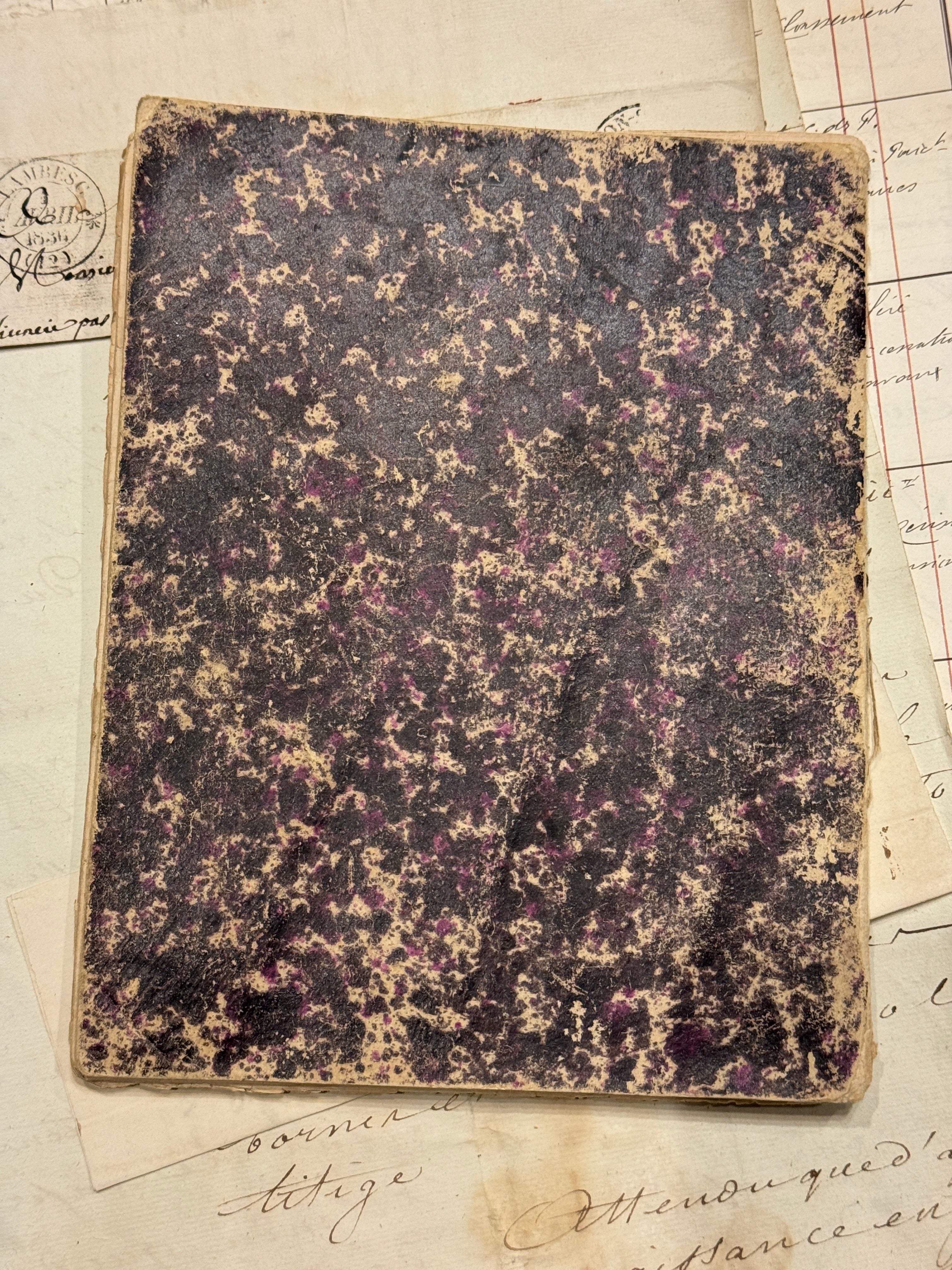 Antique 1800's French Notebook