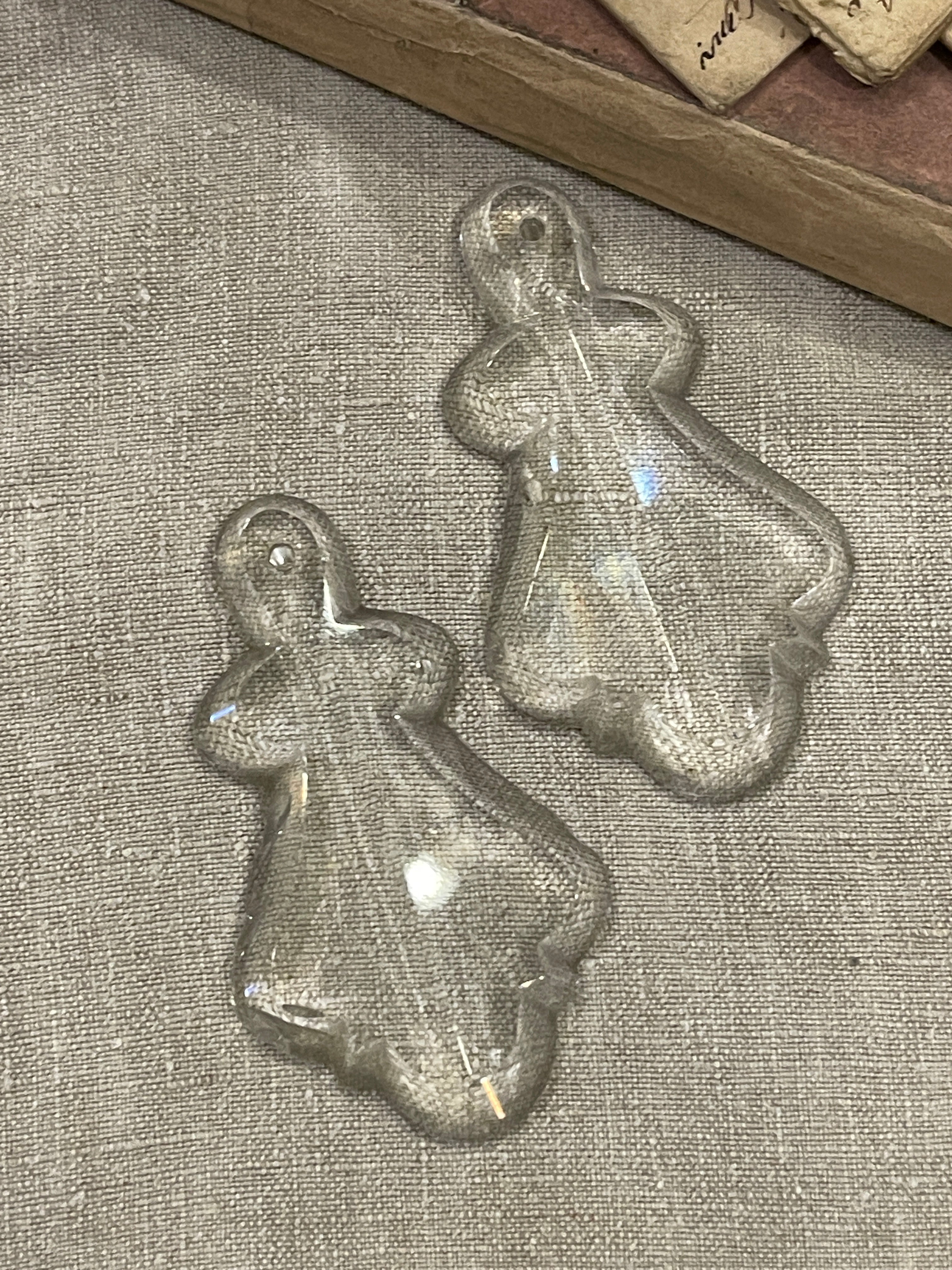 Antique French Pendalogue Crystal Prisms