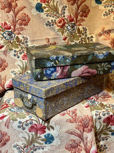 Antique French Marbled Paper Box