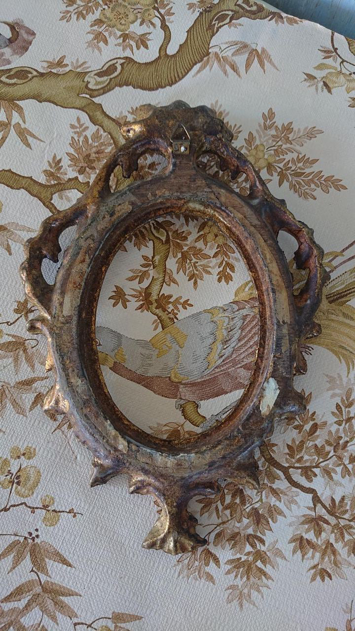 Gorgeous 1800's Antique French Gilt Wood Frame