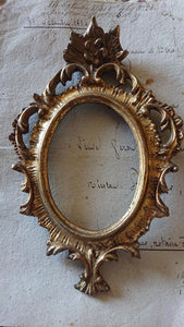 Gorgeous 1800's Antique French Gilt Wood Frame