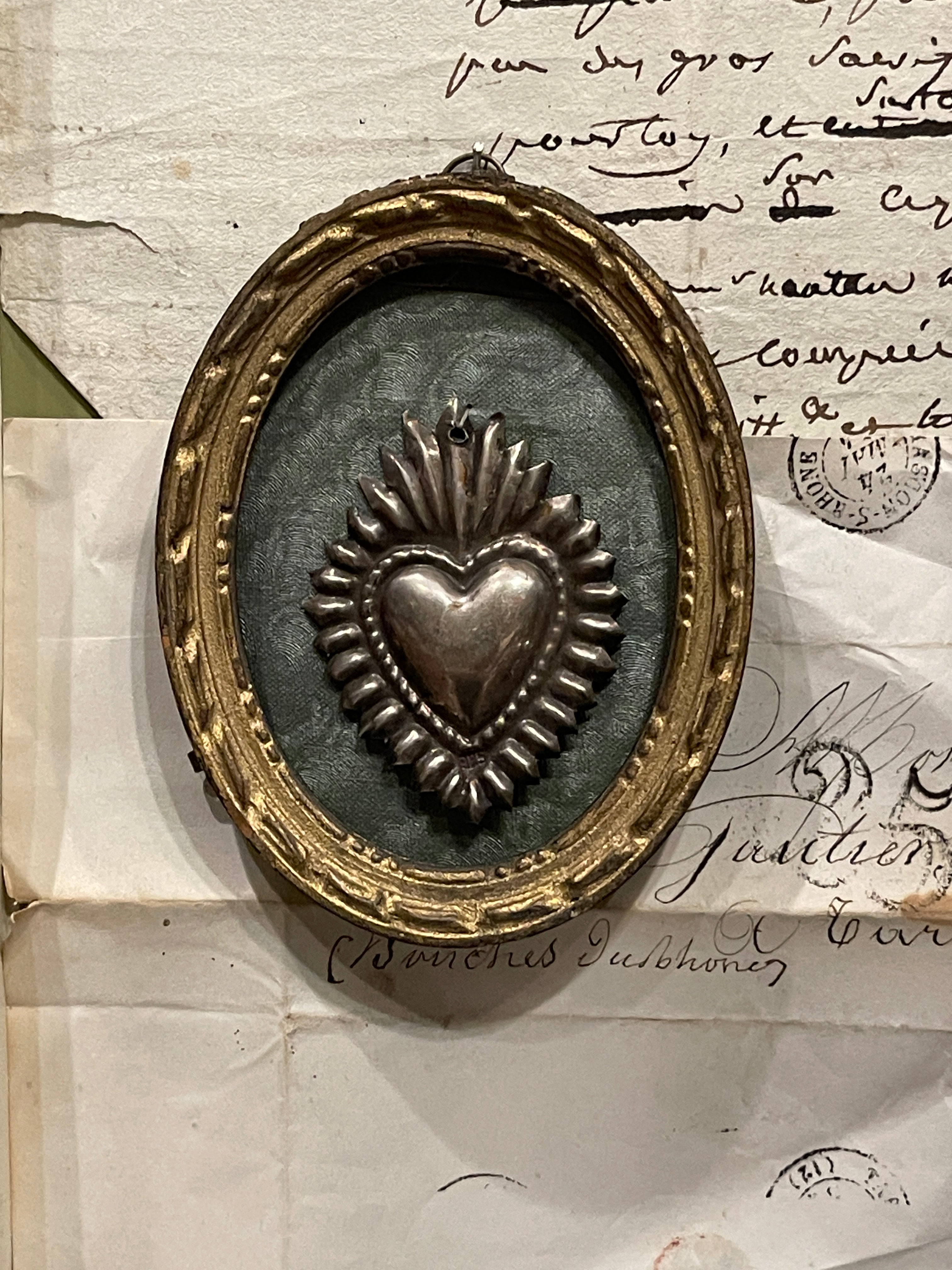 Early 1800's Italian Framed Ex Voto