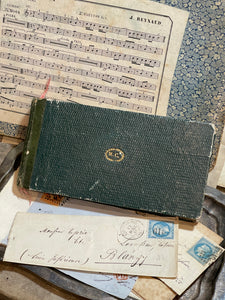 Beautiful 1800's French Handwritten Music Book