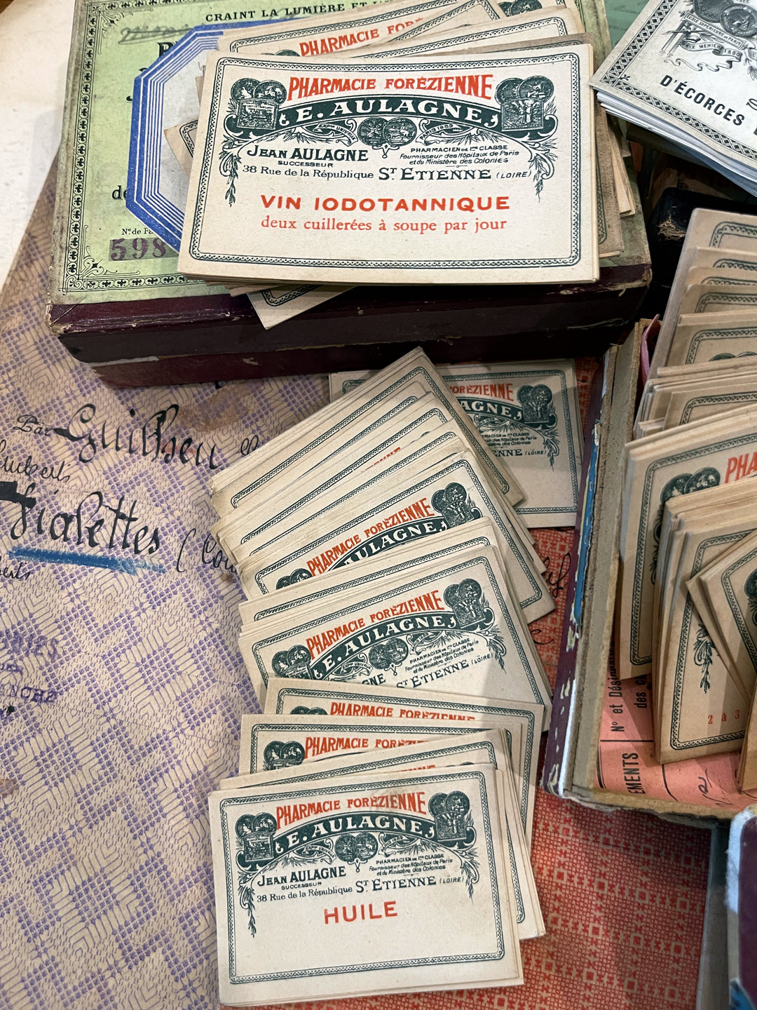 Antique French Labels in bundles of 8