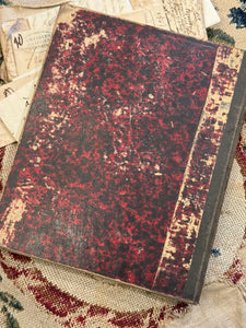 Antique 1895 Repertoire French Notebook