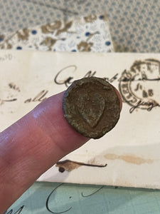 Rare Medieval Betrothed Heart Love Token