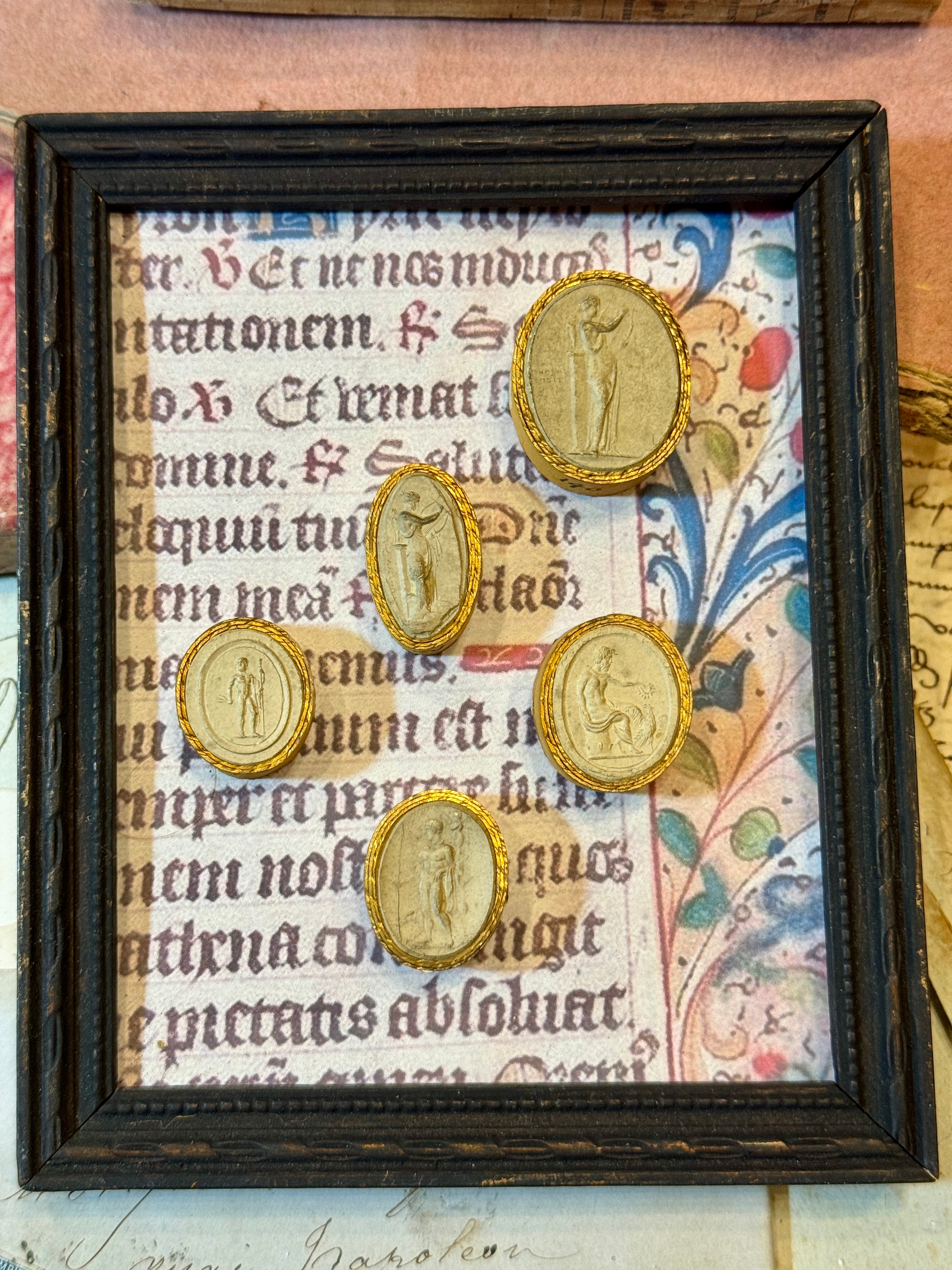 Antique 1800s Intaglios from Italy - A1