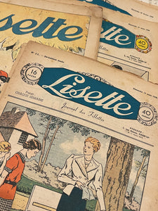 French Lisette Magazines for Girls - 1930s