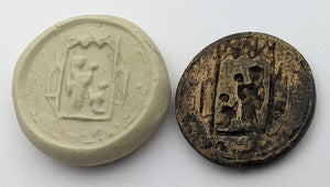 RARE 13TH / 14TH Century Medievel Mary & Jesus Intaglio Letter Seal