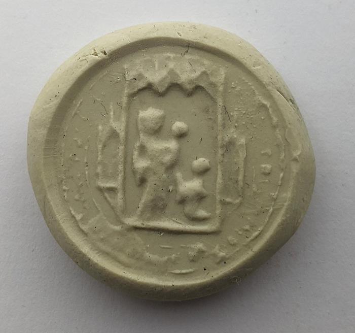 RARE 13TH / 14TH Century Medievel Mary & Jesus Intaglio Letter Seal