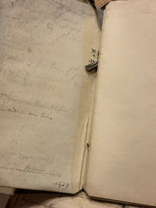 Antique 1840's French Notebook