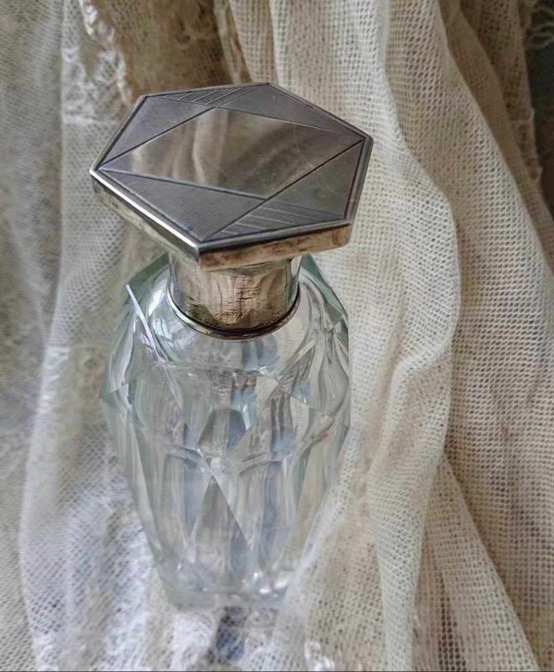 Antique 1920's French Perfume Bottle