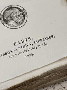 Darling Antique Pink Deckled Edge French Books