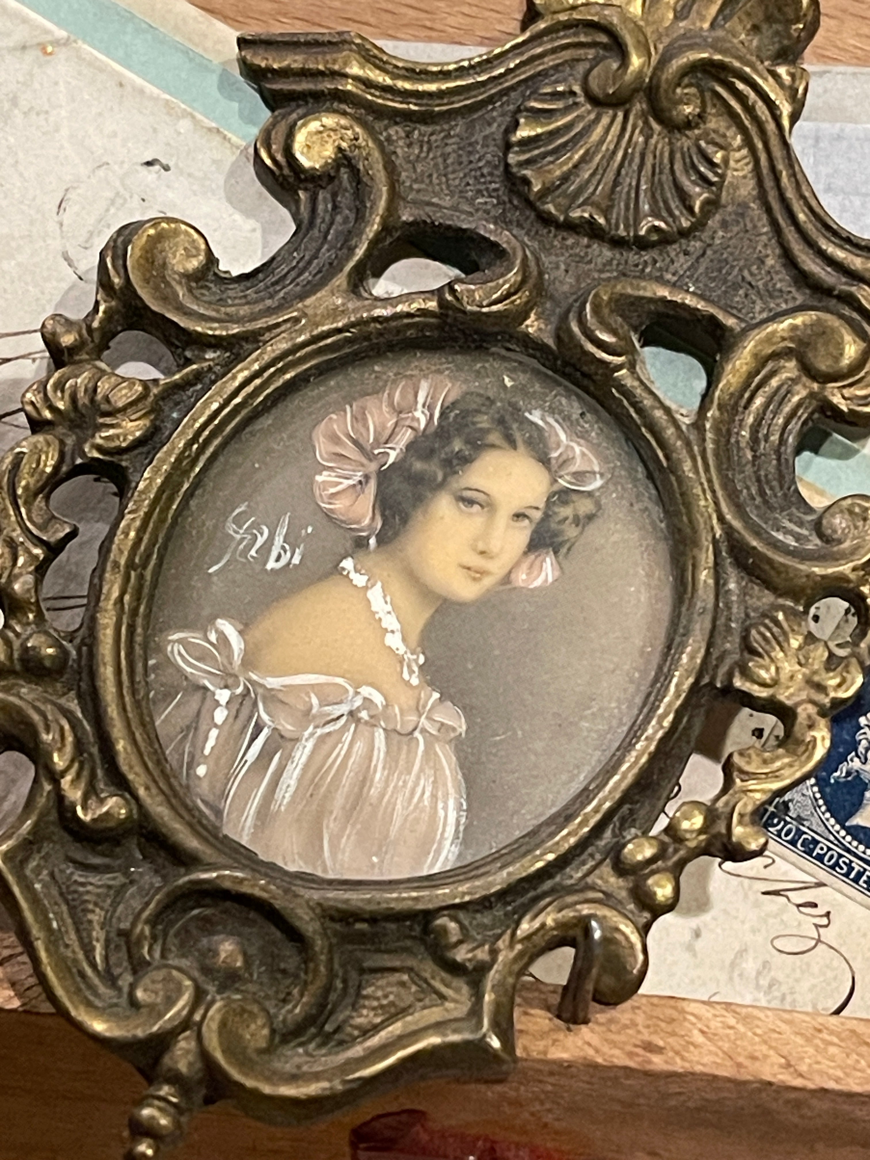 Antique French Miniature Portraits