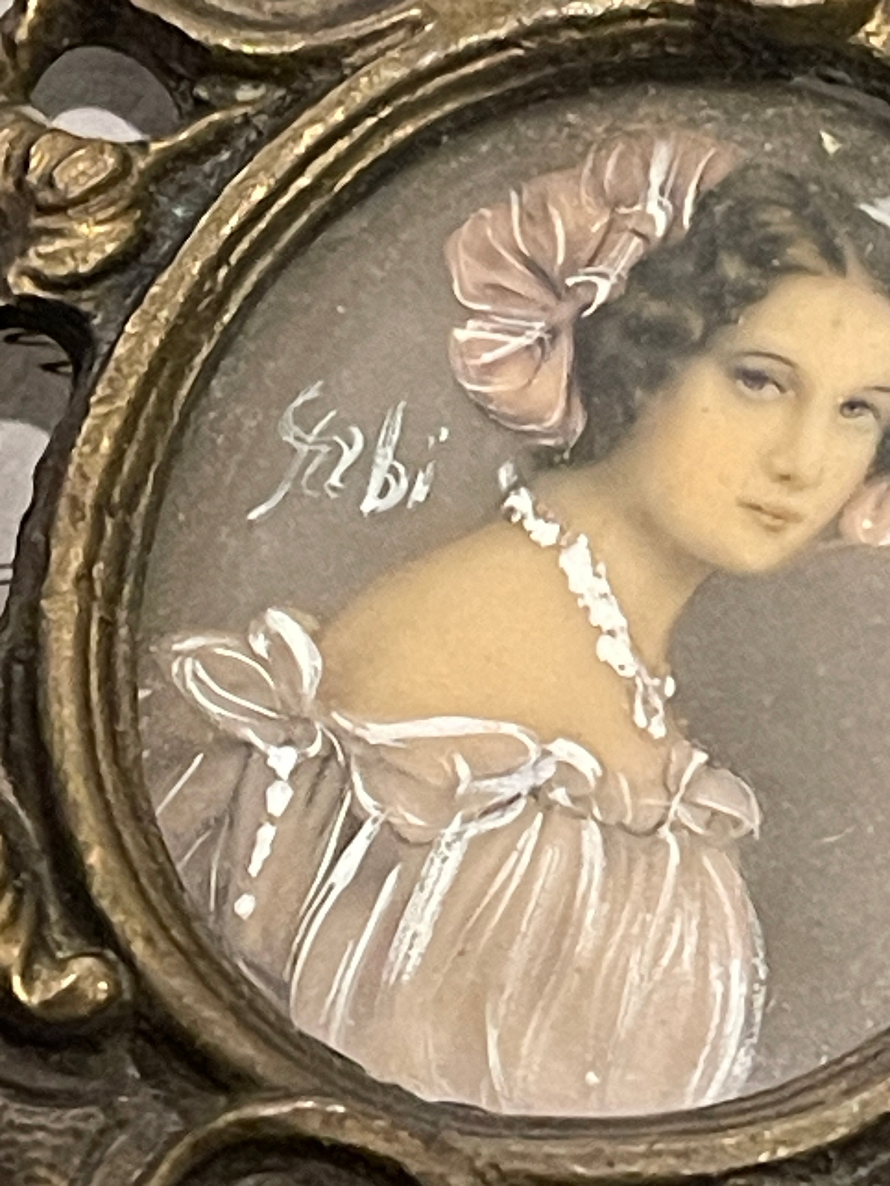 Antique French Miniature Portraits