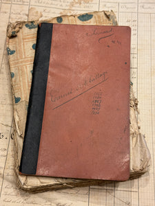 Vintage 1925 French Notebook