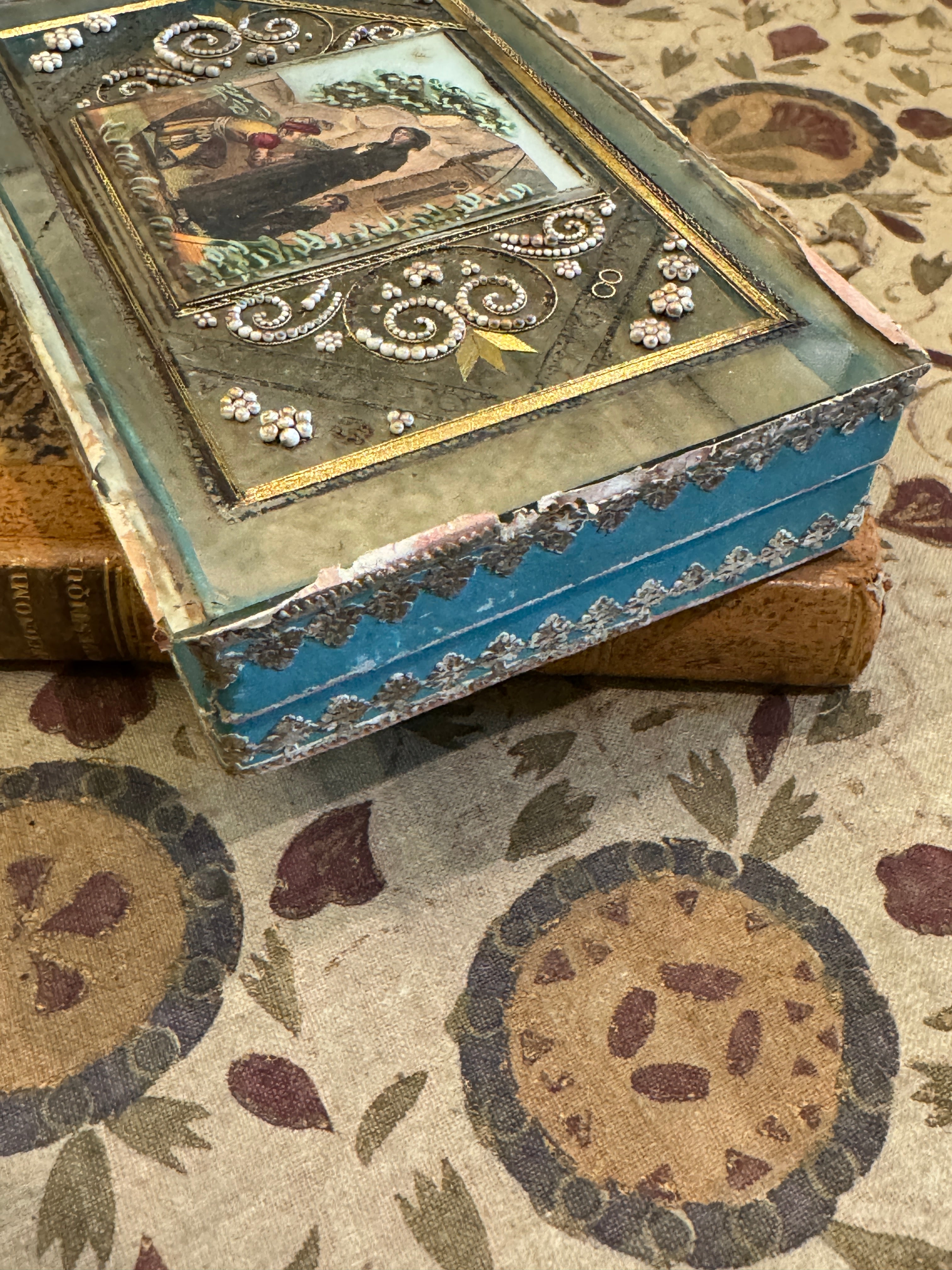 1800's Antique French Reliquary Box