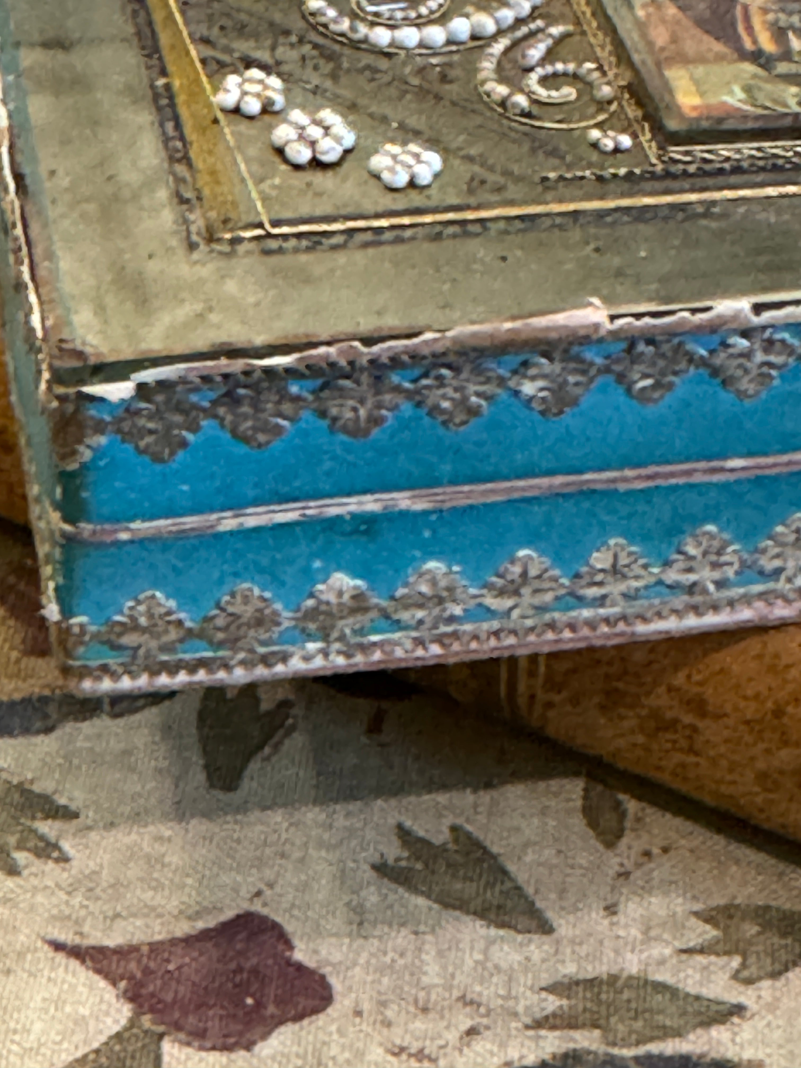 1800's Antique French Reliquary Box