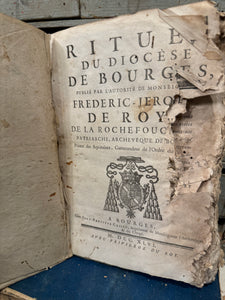 Antique 1748 French Book