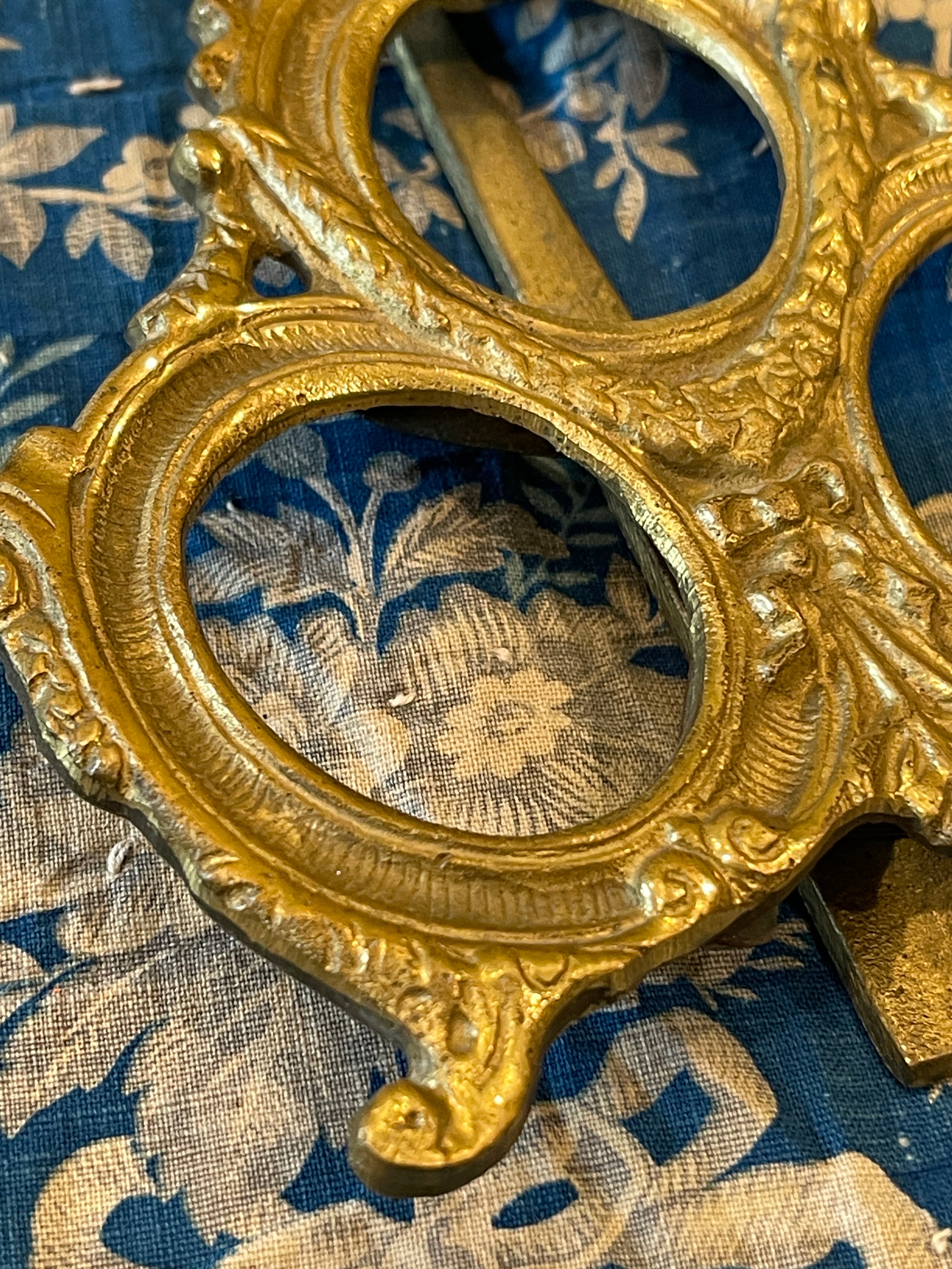 Exquisite 19th century French Ormolu Triple Picture Frame