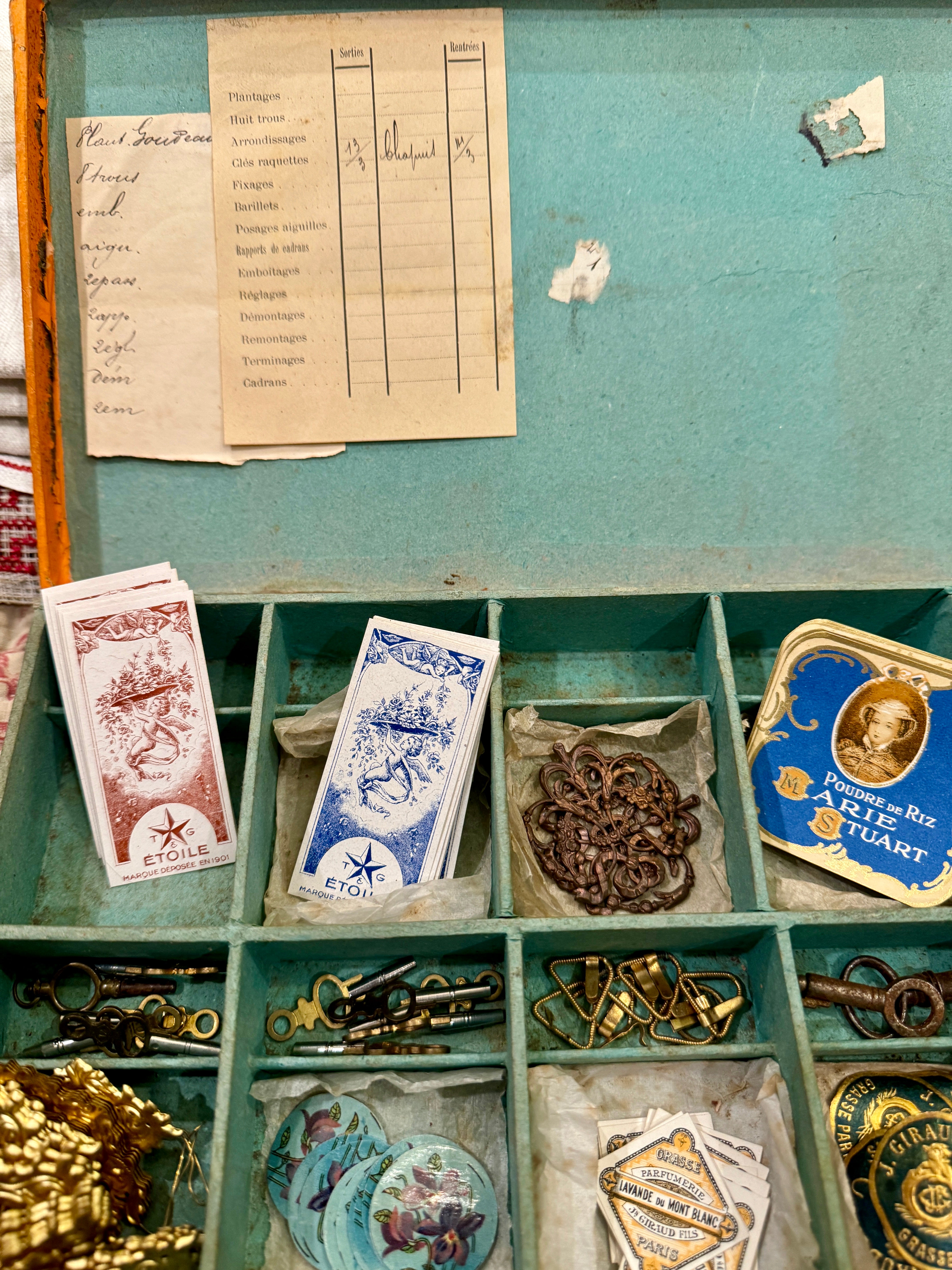 Antique French Watchmakers Box