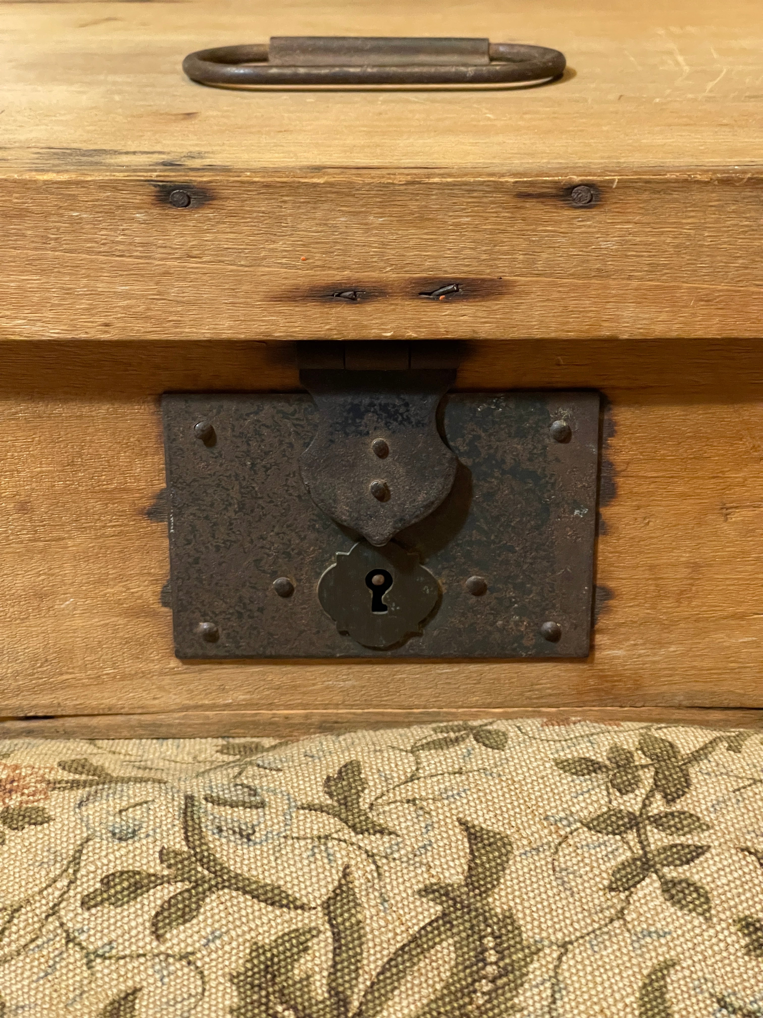 Beautiful Antique French Wooden Box