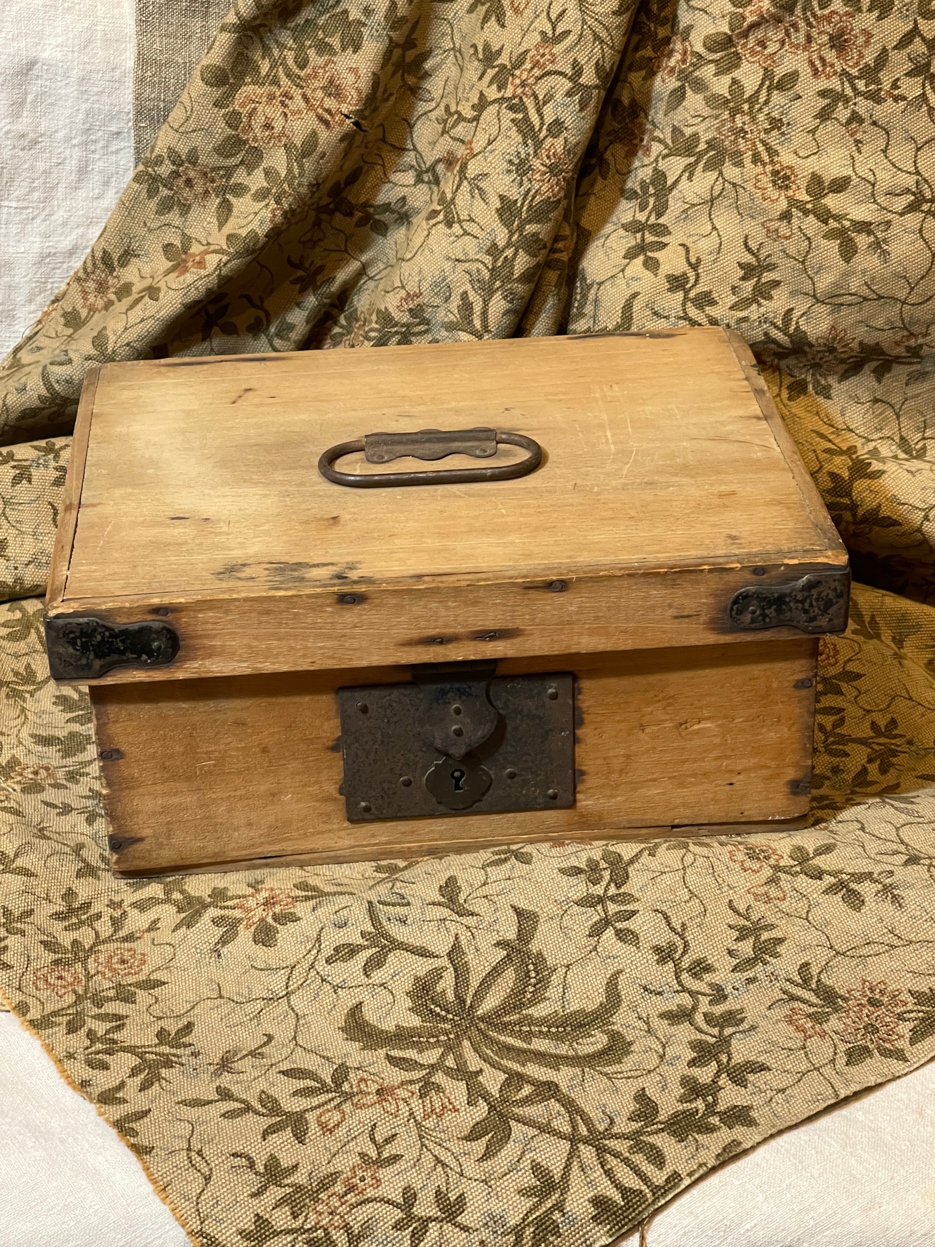 Beautiful Antique French Wooden Box