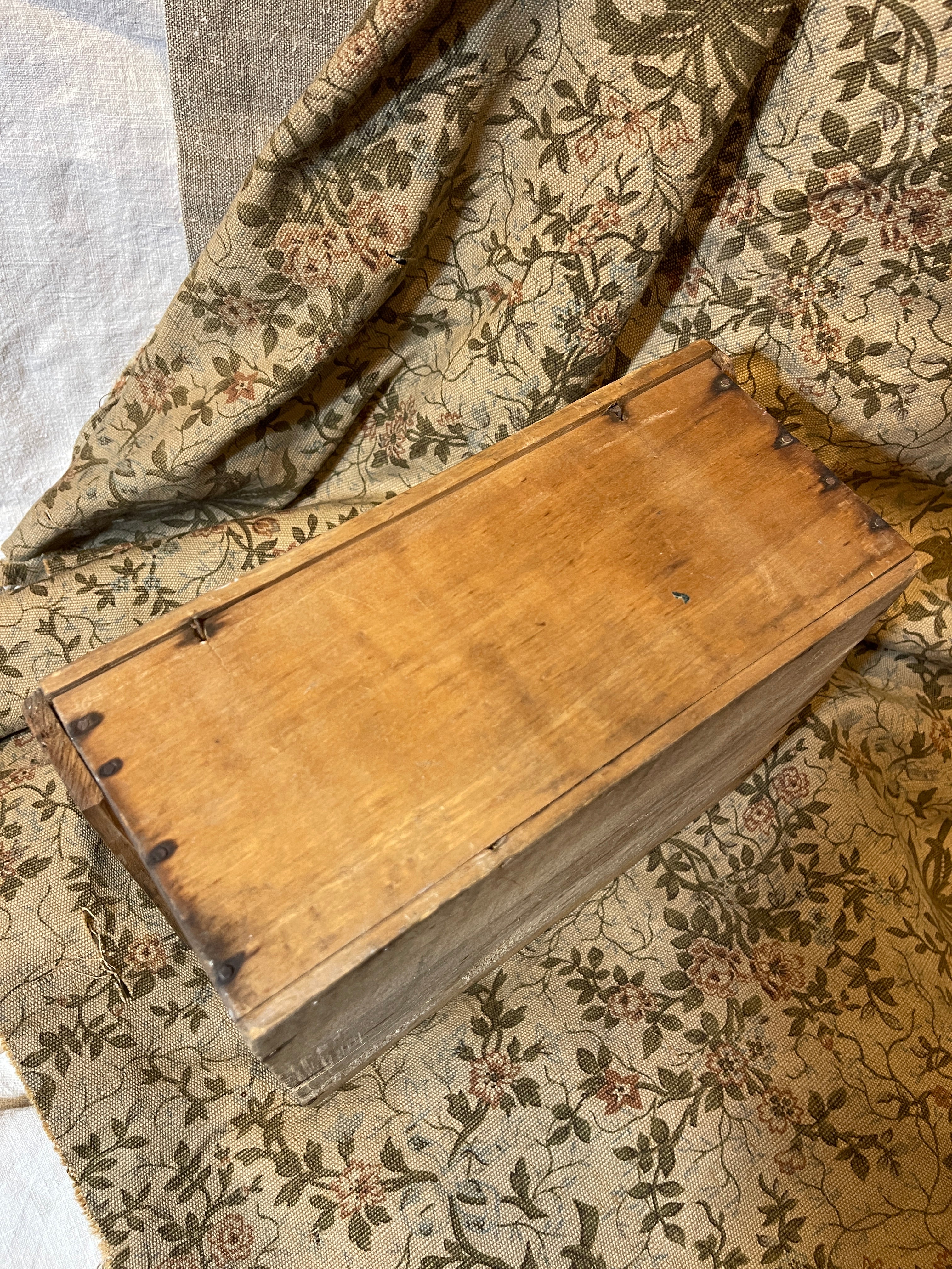 Beautiful Antique French Wooden Box