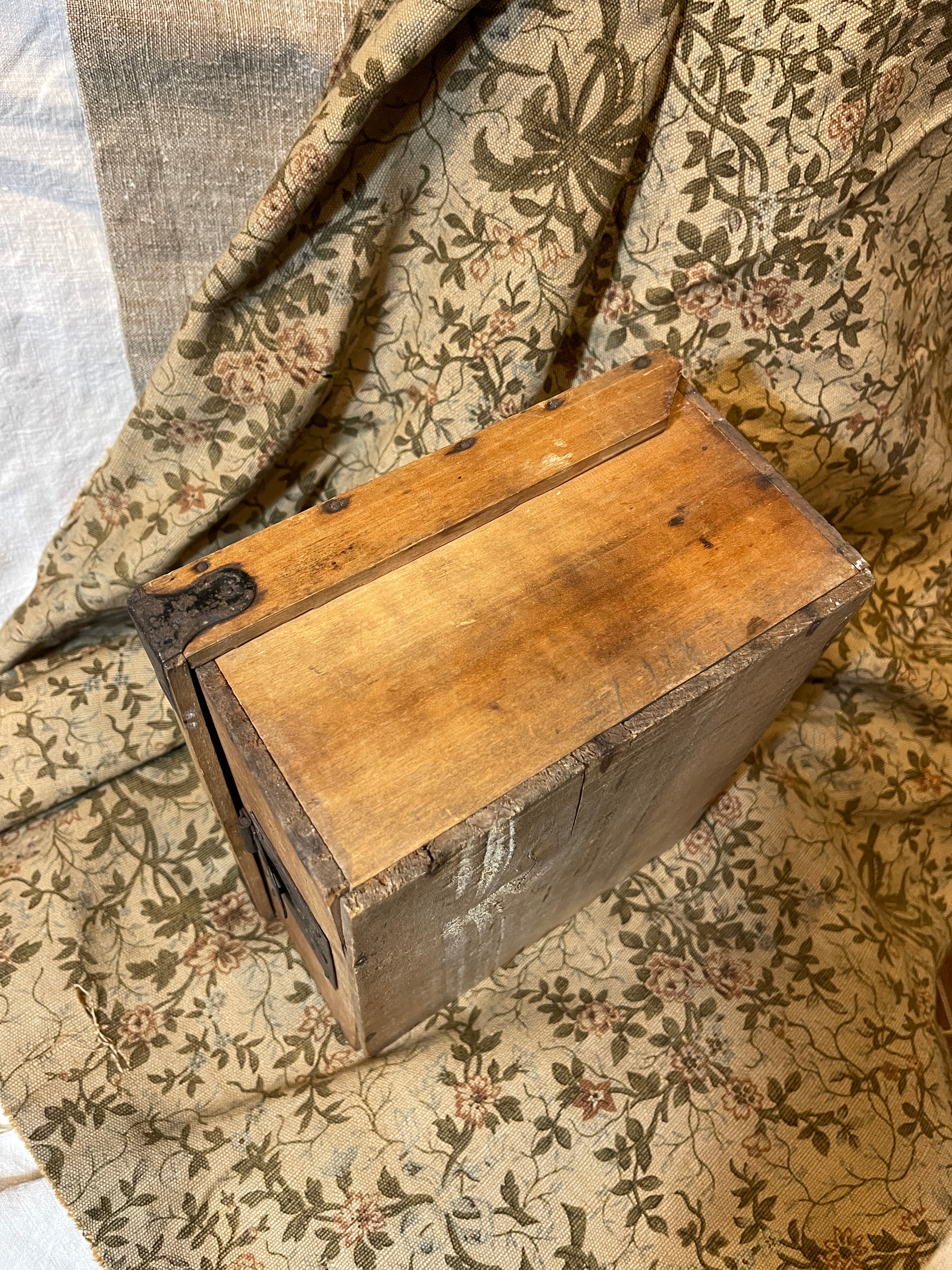 Beautiful Antique French Wooden Box