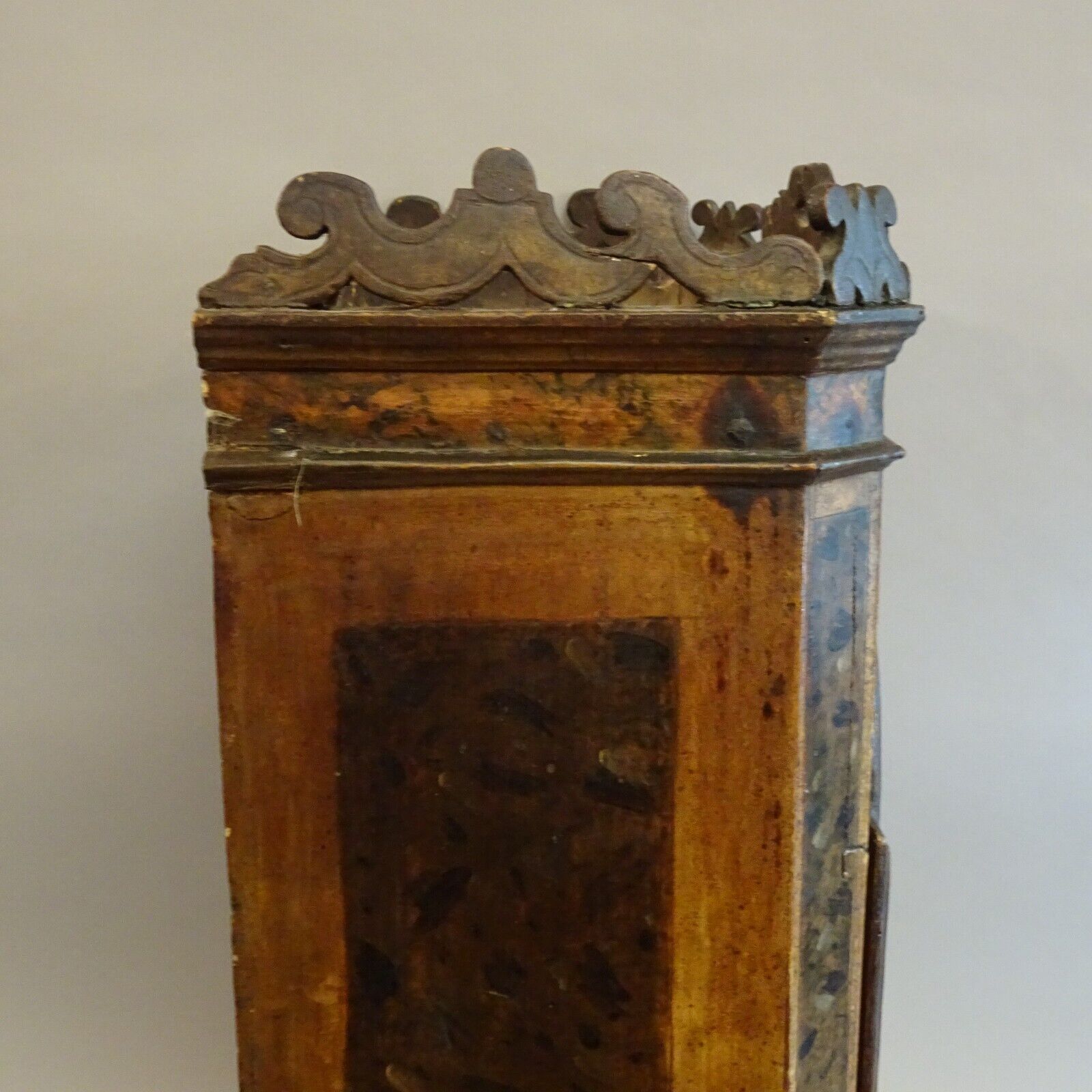 RESERVED For EDEN - Early 1700's Italian Antique Niche Relic Cabinet