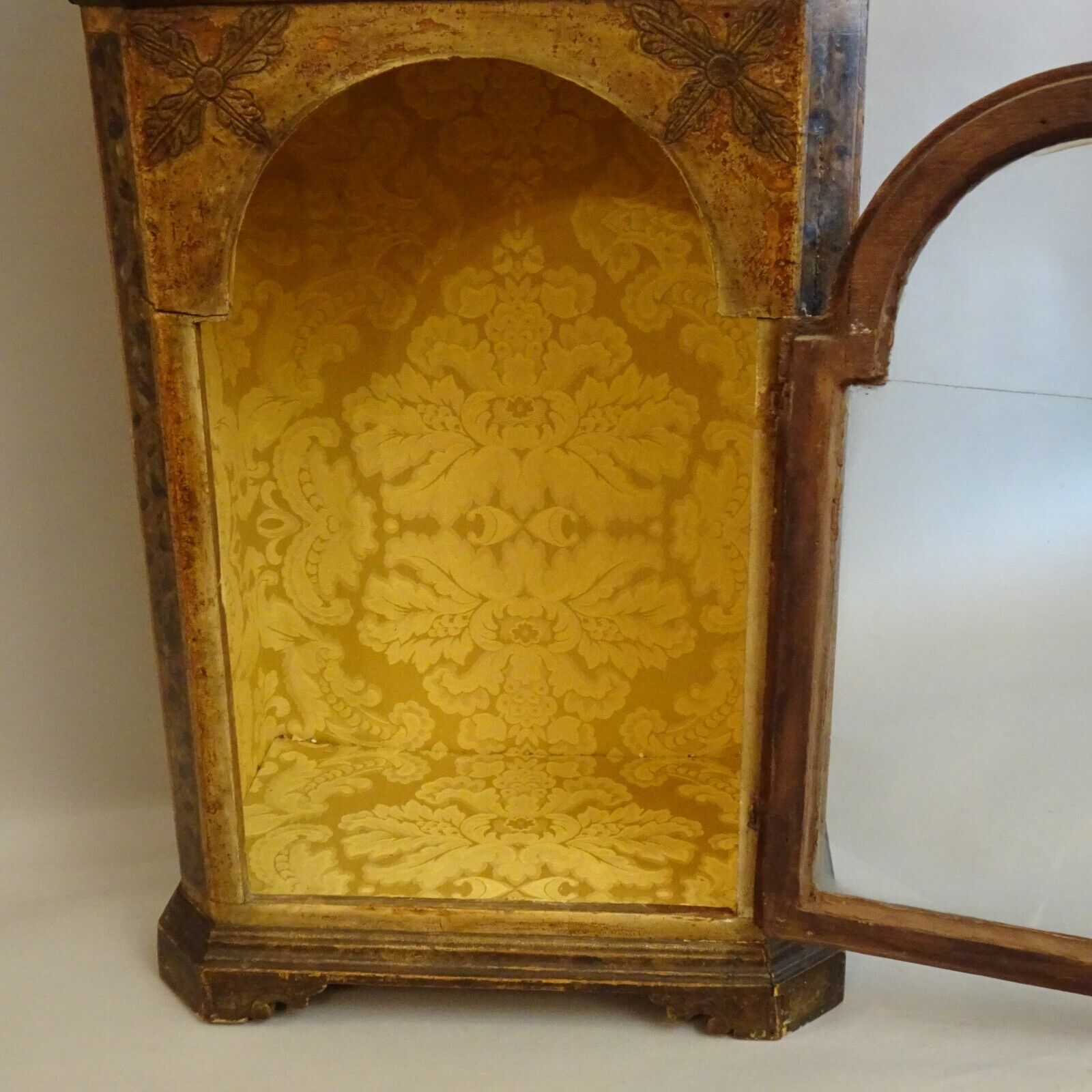 RESERVED For EDEN - Early 1700's Italian Antique Niche Relic Cabinet